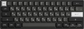 Клавиатура Akko 3061S Black & Sliver (Akko Cream Yellow V3 Pro)