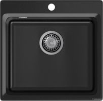 Кухонная мойка GranFest GF-LV-510 (черный)