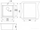 Кухонная мойка Granula GR-4201 (турмалин)