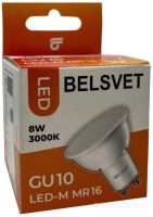 Лампочка Belsvet


 GU10 8W 3000K