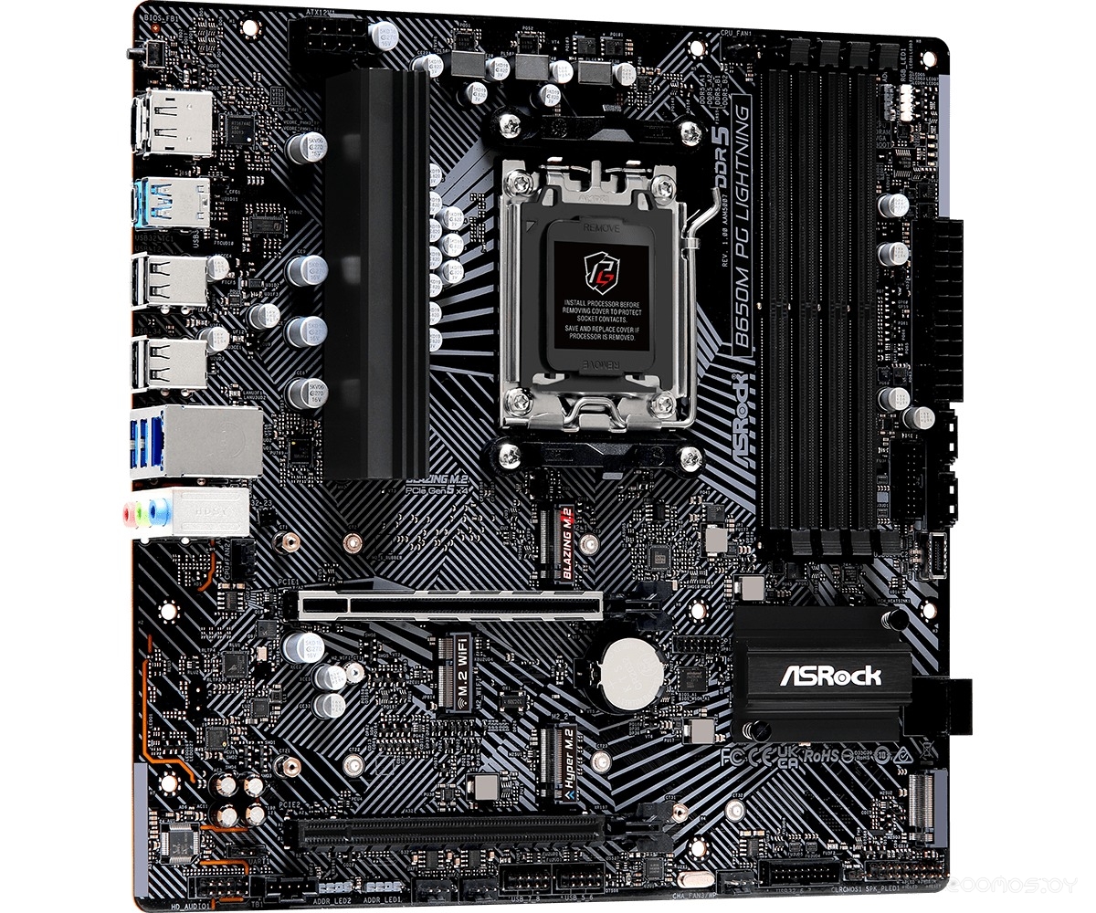 Материнская плата ASROCK B650M PG LIGHTNING, фото 2
