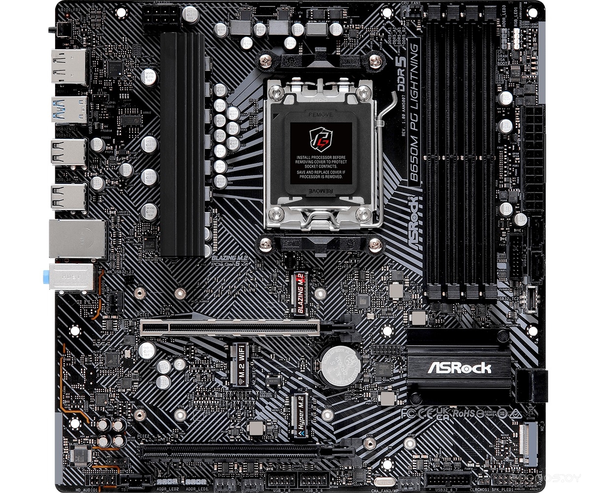 Материнская плата ASROCK B650M PG LIGHTNING, фото 5