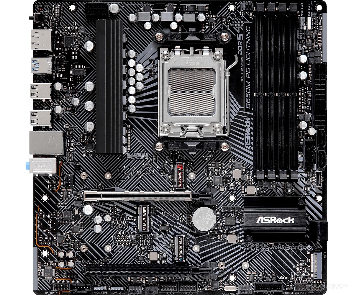 Материнская плата ASROCK B650M PG LIGHTNING, фото 4
