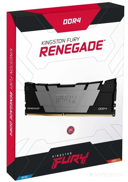 Оперативная память Kingston FURY Renegade 2x32ГБ DDR4 3200 МГц KF432C16RB2K2/64, фото 2