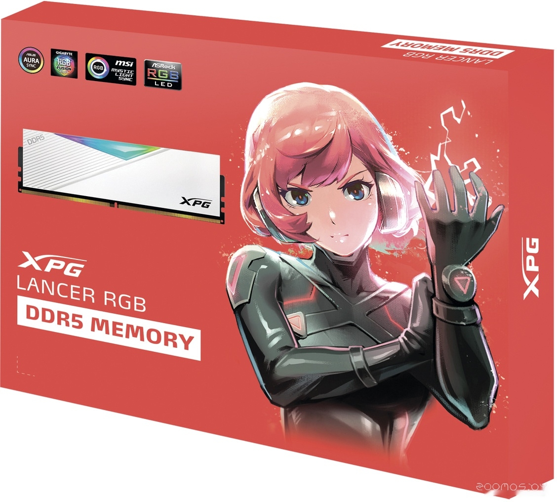 Оперативная память A-Data XPG Lancer RGB 2x16ГБ DDR5 7200МГц AX5U7200C3416G-DCLARWH, фото 7