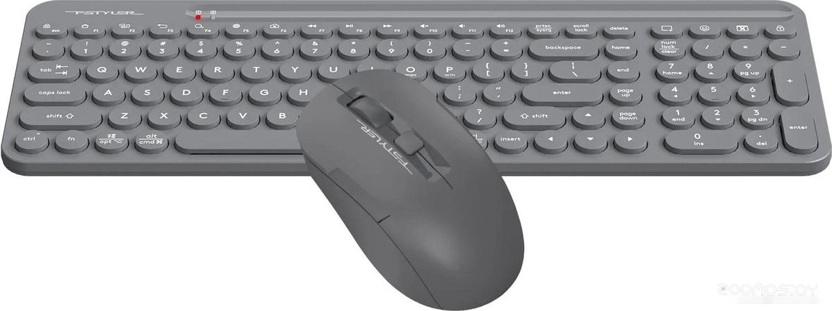 Офисный набор A4Tech Fstyler FG3300 Air (серый), фото 4