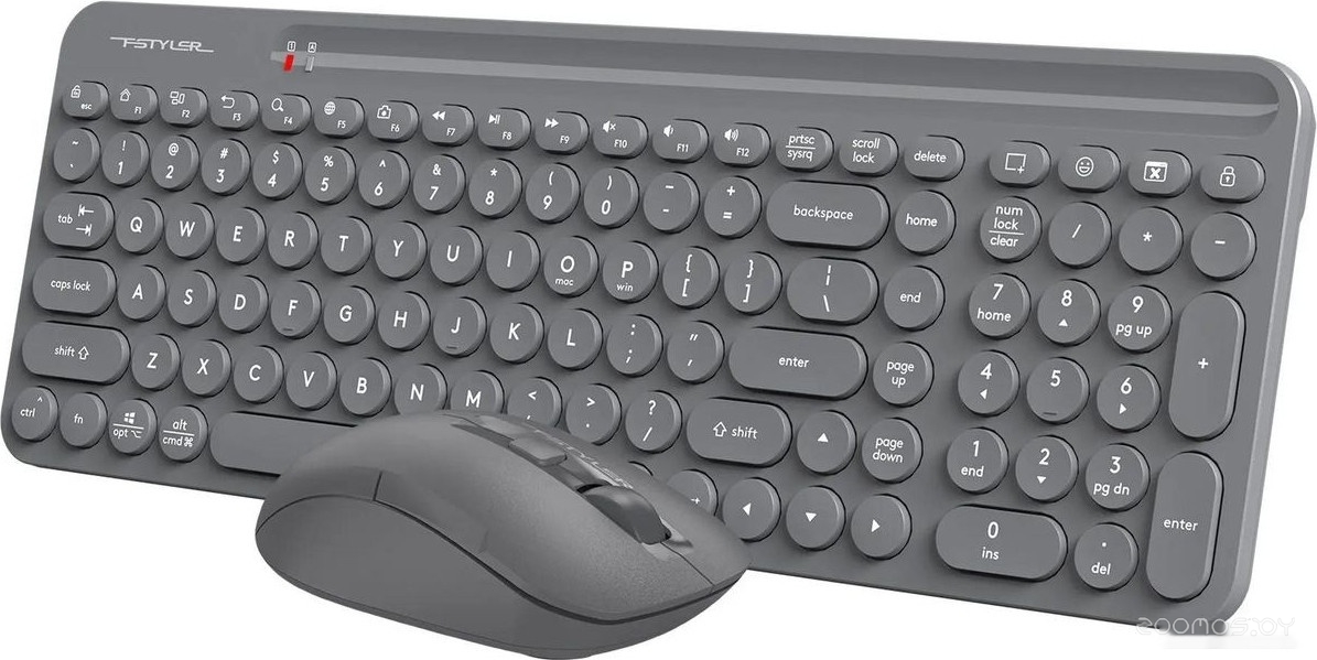 Офисный набор A4Tech Fstyler FG3300 Air (серый), фото 3