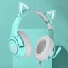 Наушники Onikuma K9 Cat Ears (мятный)