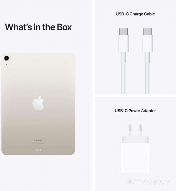 Планшет Apple iPad Air 2022 64GB (звездный), фото 4