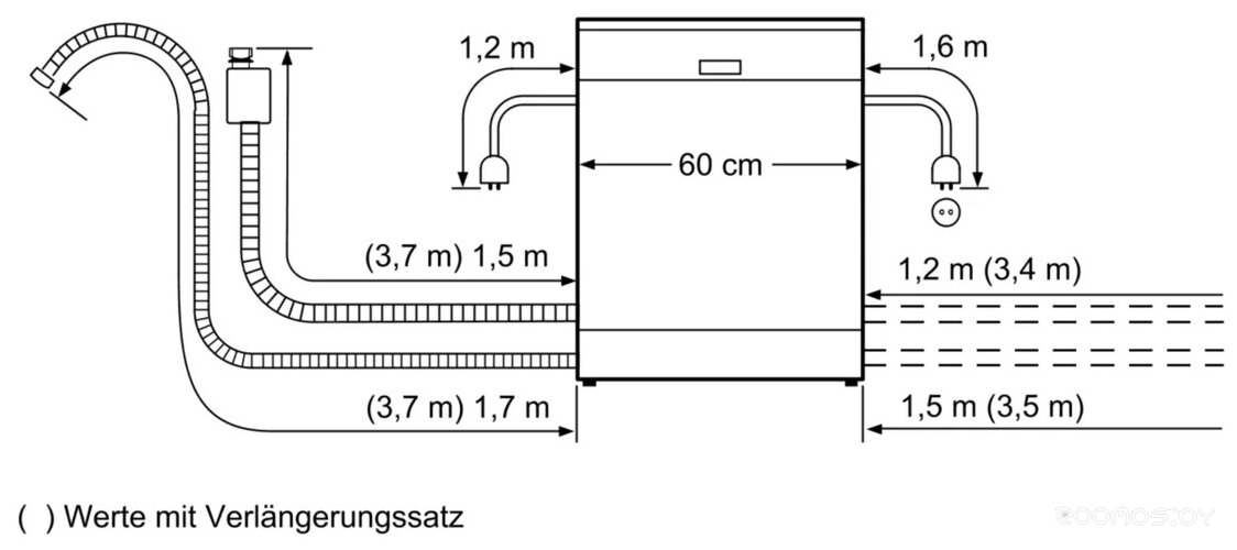 Встраиваемая посудомоечная машина Bosch SMI6ECS93E, фото 3