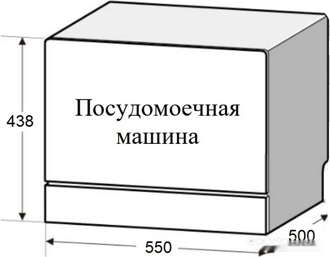 Настольная посудомоечная машина Weissgauff TDW 4627, фото 9
