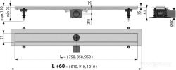 Трап/канал Alcaplast APZ13-Double9-750