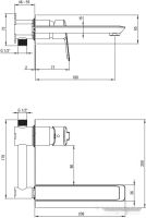 Смеситель Deante Arnika BQA R54L (золото)