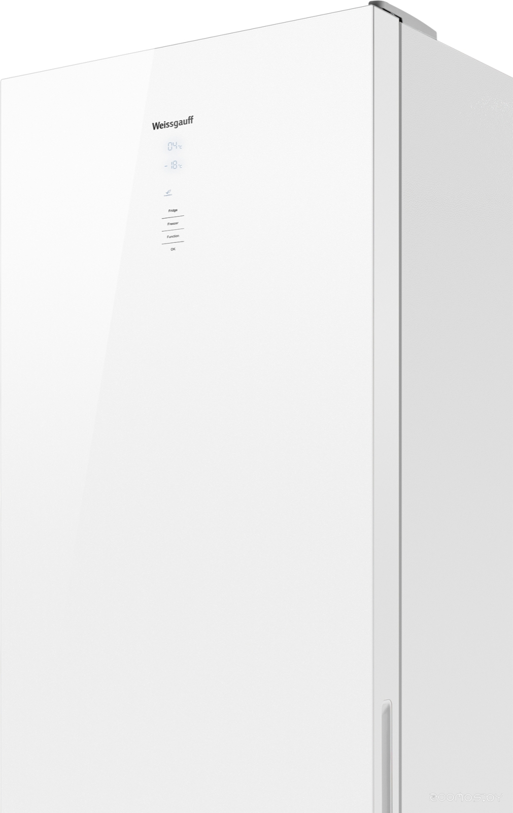 Холодильник Weissgauff WRK 2000 D Full NoFrost Inverter White Glass, фото 9