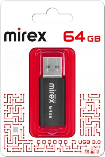 USB Flash Mirex Color Blade Unit 3.0 64GB 13600-FM3UBK64