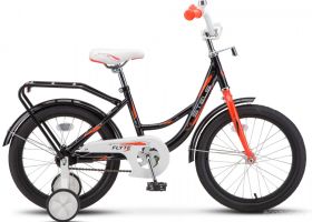 Детский велосипед Stels Flyte 16 Z011 (черный/красный, 2021)