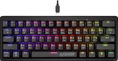 Клавиатура Defender Alligator GK-315 (черный)