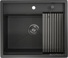 Кухонная мойка Granula KS-6051 (черный матовый)