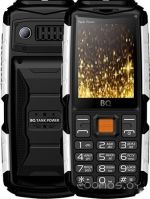 Мобильный телефон BQ-Mobile BQ-2430 Tank Power (черный/серебристый)