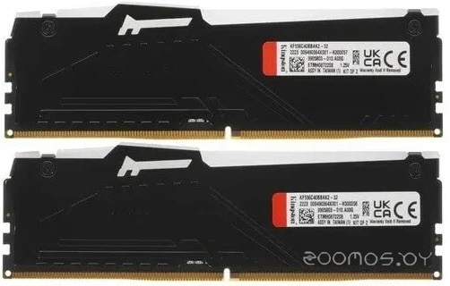 Оперативная память Kingston FURY Beast RGB 2x16ГБ DDR5 5600 МГц KF556C40BBAK2-32, фото 2