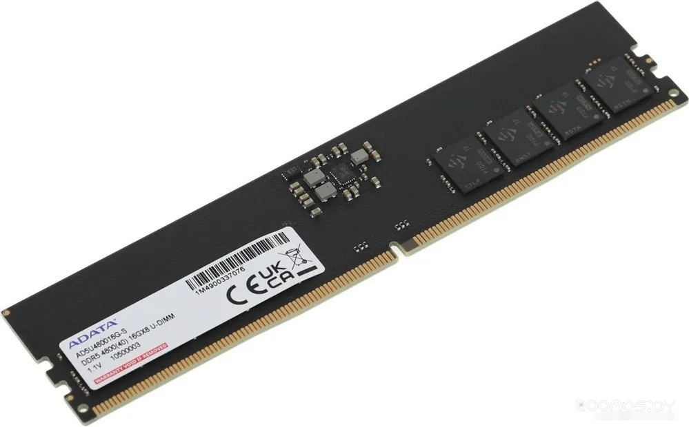Оперативная память A-Data 2x8ГБ DDR5 4800 МГц AD5U48008G-DT, фото 3
