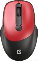 Мышь Defender Feam MM-296 (черный/красный)