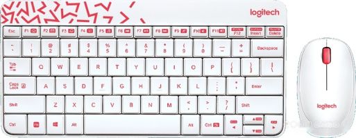 Клавиатура + мышь Logitech MK240 Nano [920-008212]