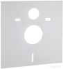 Унитаз подвесной Roxen Cube Bidet в комплекте с инсталляцией StounFix Slim 6 в 1 577477 (кнопка: белый глянец)