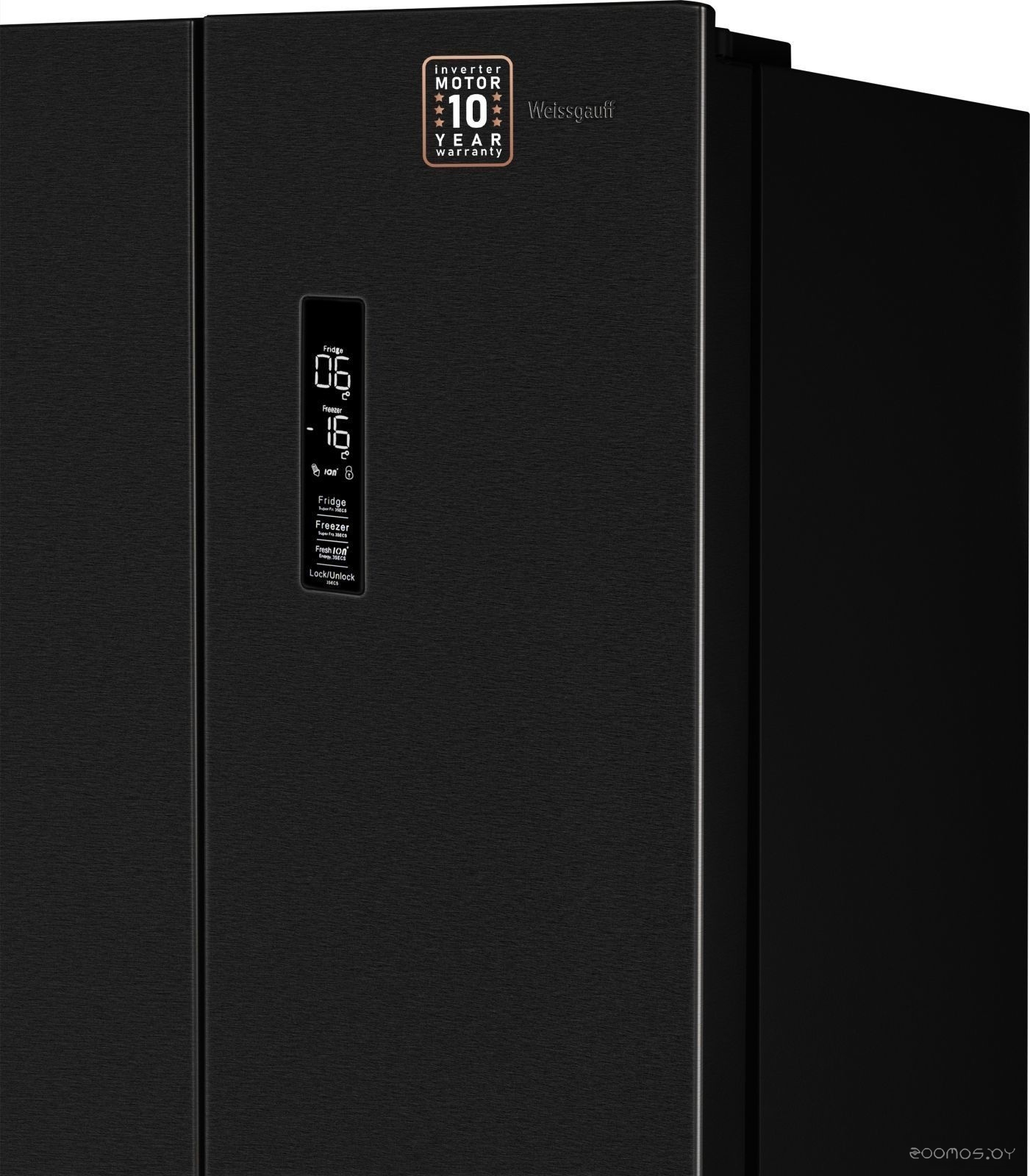 Четырёхдверный холодильник Weissgauff WCD 450 XB NoFrost Inverter, фото 8