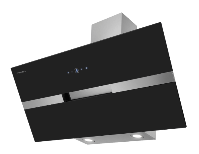 Вытяжка Maunfeld Mersey 90 черный\вставка сатин