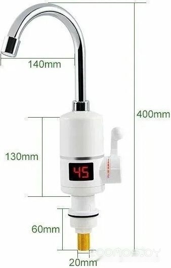 Проточный электрический водонагреватель-кран Instant Electric RX-004, фото 4