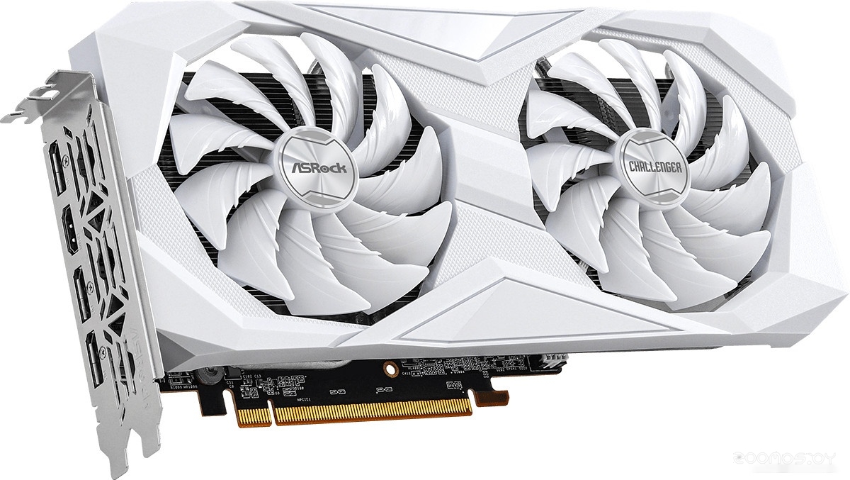 Видеокарта ASROCK Radeon RX 6600 Challenger White 8GB RX6600 CLW 8G, фото 3