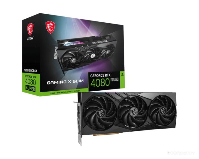 Видеокарта MSI GEFORCE RTX 4080 SUPER 16G GAMING X SLIM, фото 1