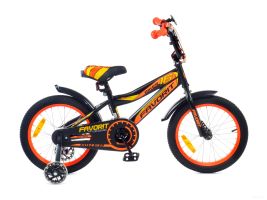 Детский велосипед Favorit Biker 16 (черный/оранжевый)