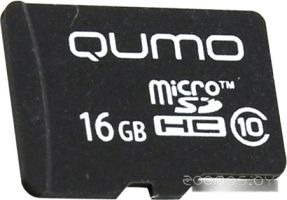 Карта памяти Qumo microSDHC QM16GMICSDHC10NA 16GB