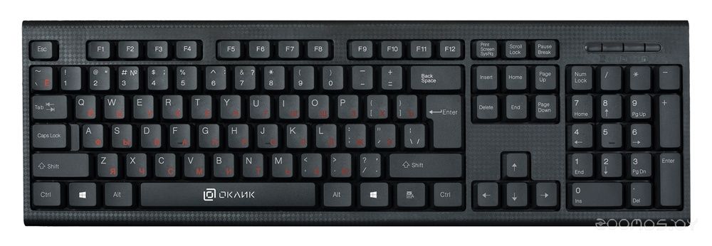 Клавиатура Oklick 120 M Standard Keyboard Black, фото 1