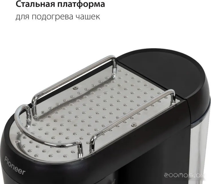 Рожковая кофеварка Pioneer CM109P (черный), фото 7