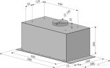 Кухонная вытяжка Konigin Flatbox 50 (нержавеющая сталь)