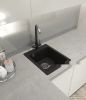Кухонная мойка GranFest QUARZ GF-UR-240 (черный)