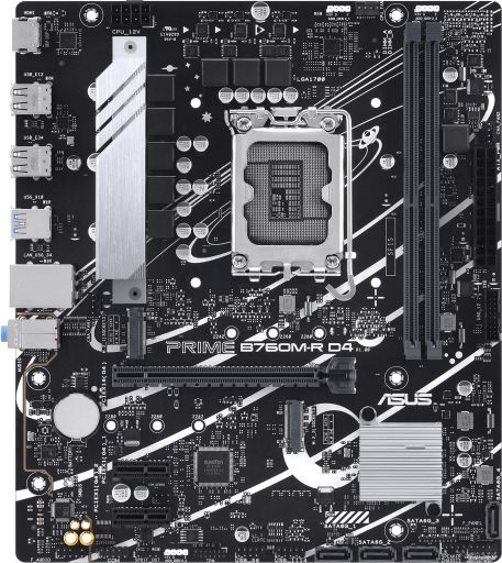 Материнская плата Asus PRIME B760M-R D4, фото 1