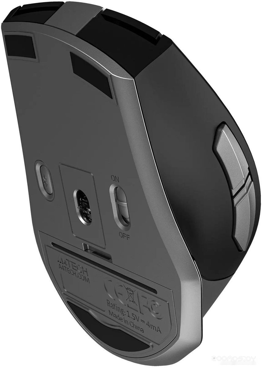 Мышь A4Tech Fstyler FB35S (черный/серый), фото 2