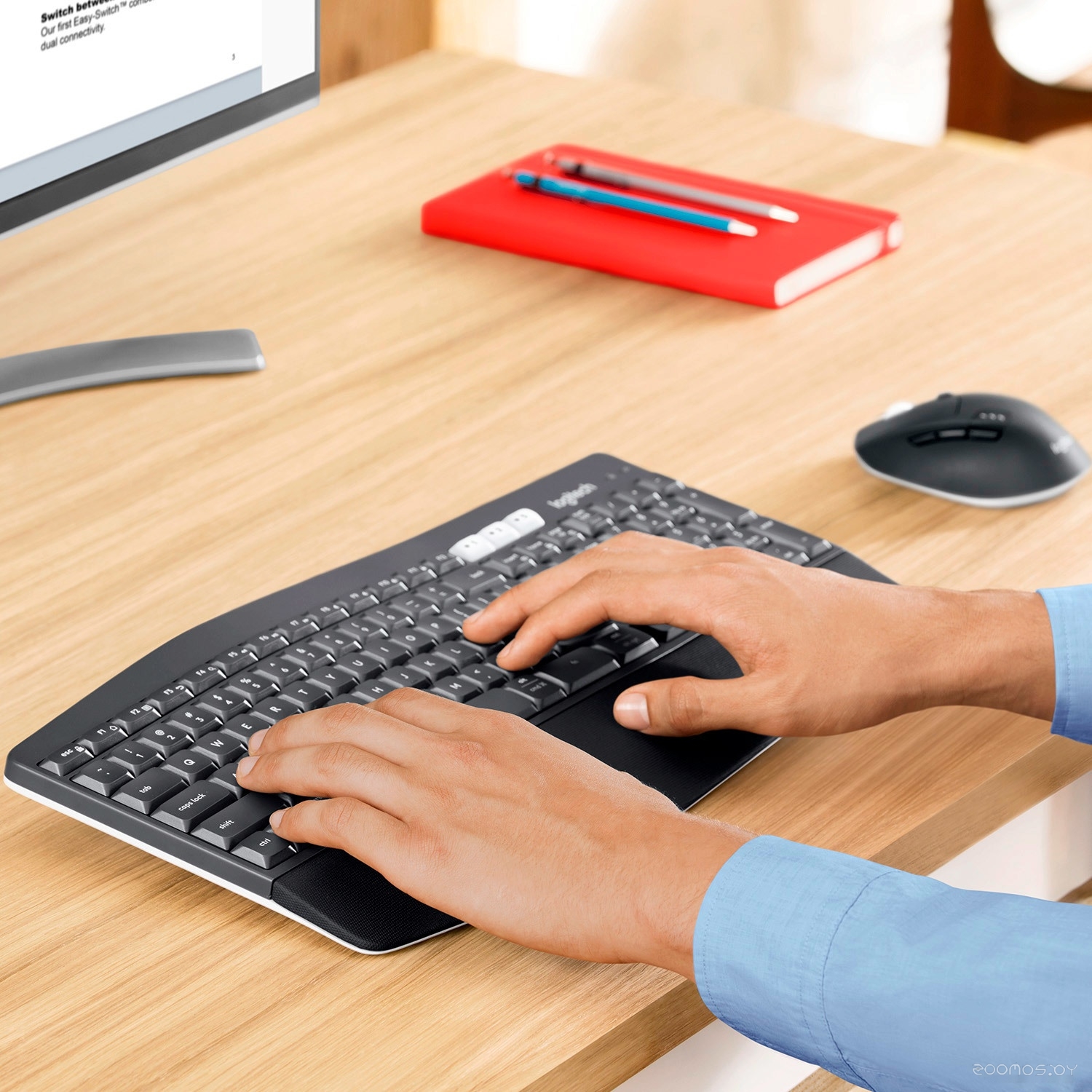 Клавиатура + мышь Logitech Wireless Desktop MK850 [920-008232], фото 6