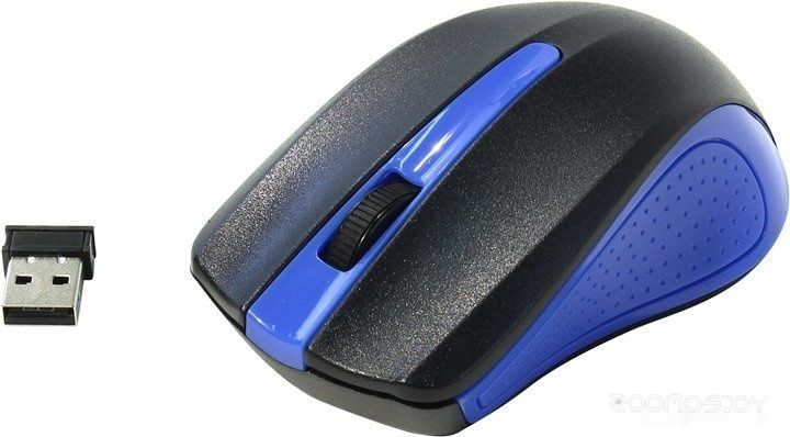 Мышь Oklick 485MW Black/Blue (997826), фото 1
