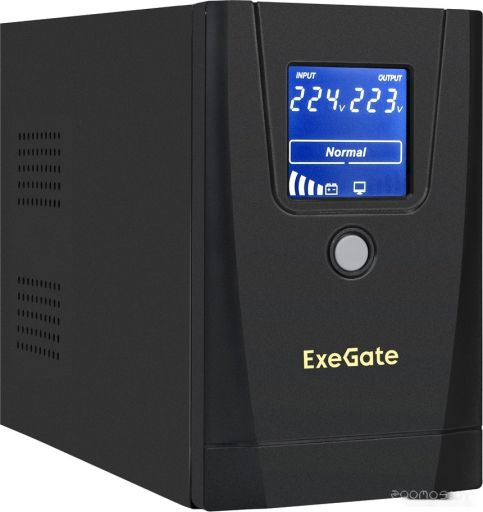 Источник бесперебойного питания Exegate SpecialPro Smart LLB-1000.LCD.AVR.1SH.2C13.RJ.USB EX292788RUS