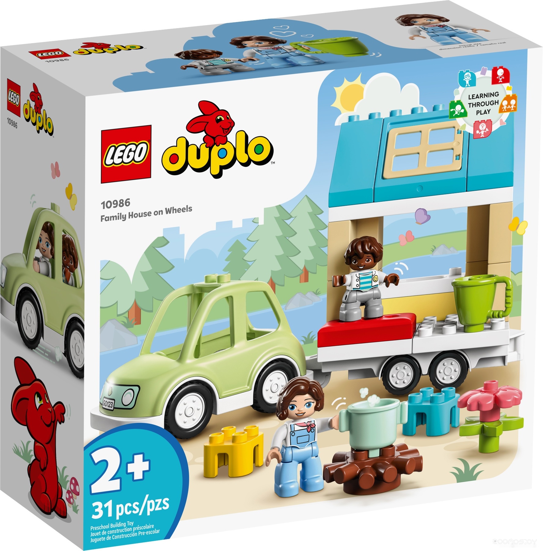 Конструктор Lego Duplo 10986 Семейный дом на колесах в Бресте, цена,  интернет-магазин b-on.by