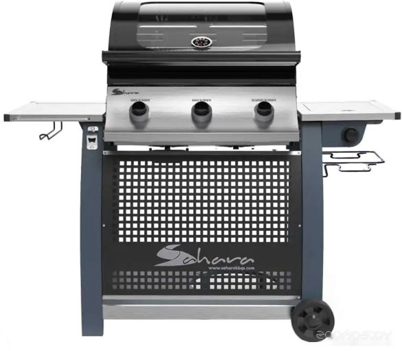 Газовый гриль для дачи SAHARA S375 3B BBQ Smokey Teal (дымчатый)