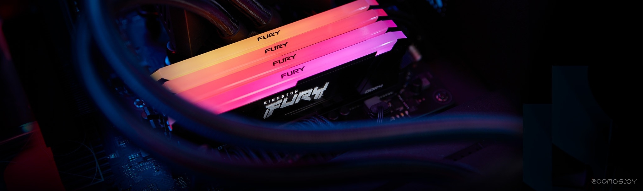 Оперативная память Kingston FURY Beast RGB 2x16ГБ DDR4 3200 МГц KF432C16BB2AK2/32, фото 7
