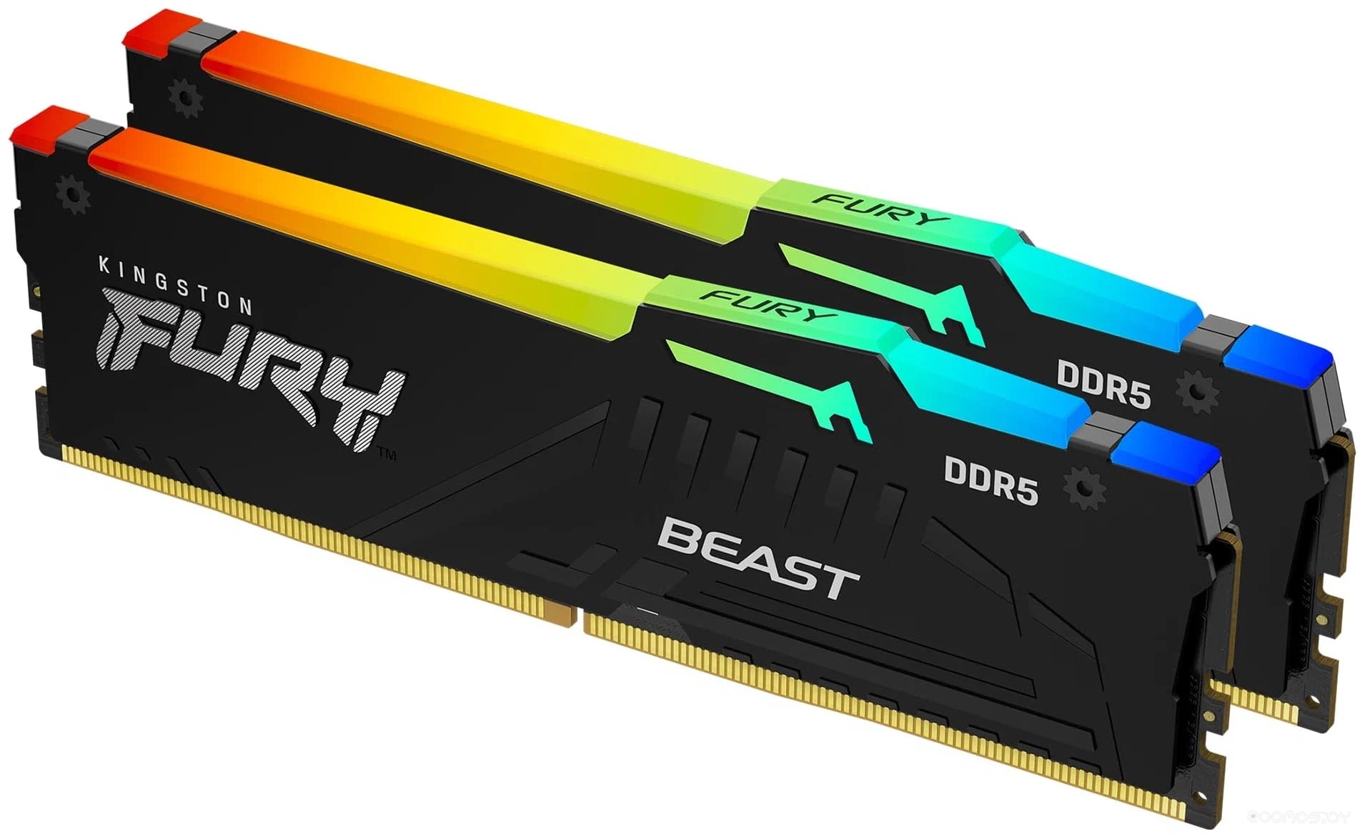 Оперативная память Kingston FURY Beast RGB 32ГБ DDR5 6000МГц KF560C40BBAK2-32, фото 2