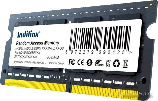 Оперативная память Indilinx 32ГБ DDR4 SODIMM 3200 МГц IND-ID4N32SP32X