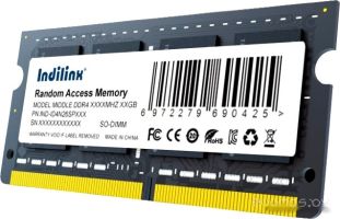 Оперативная память Indilinx 8ГБ DDR4 SODIMM 3200 МГц IND-ID4N32SP08X